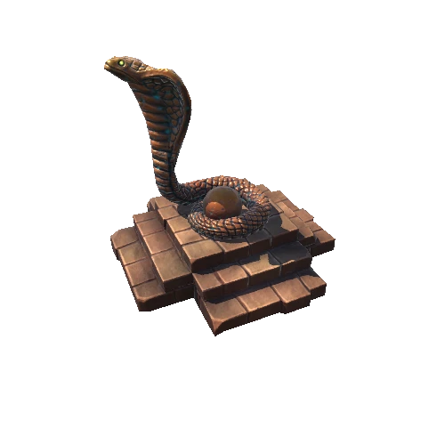 Statue_snake_with_pedestal Variant